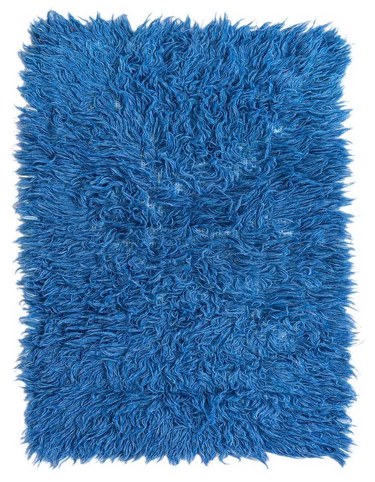 Detail image of 2' 5 x 4' 6 Hand Knotted Moroccan Wool Rug