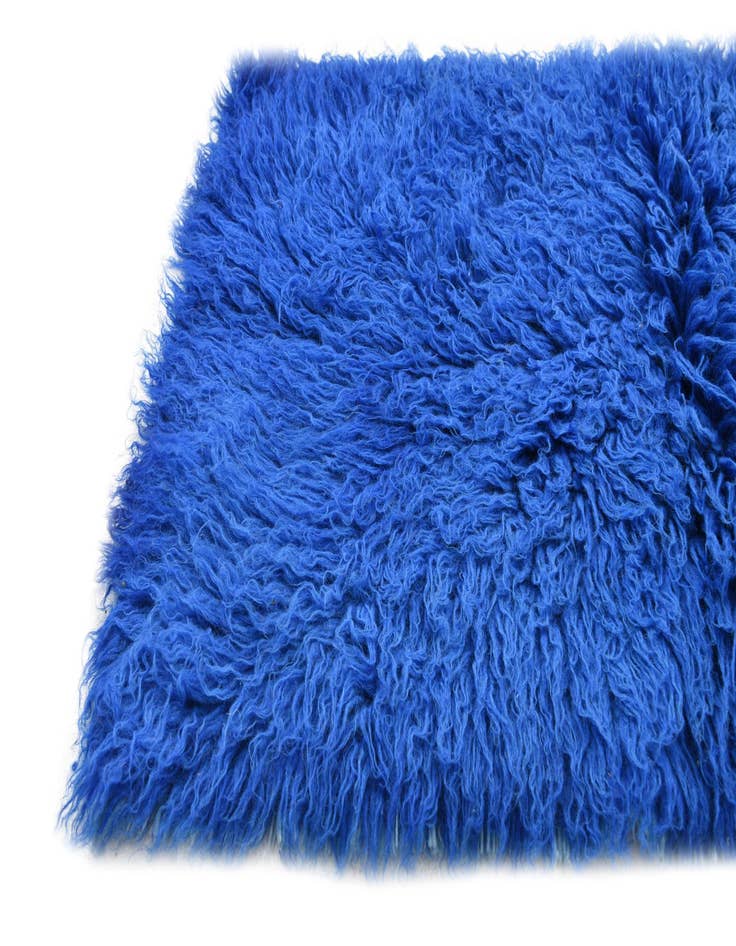 Detail image of 2' 2 x 3' 11 Hand Knotted Moroccan Wool Rug