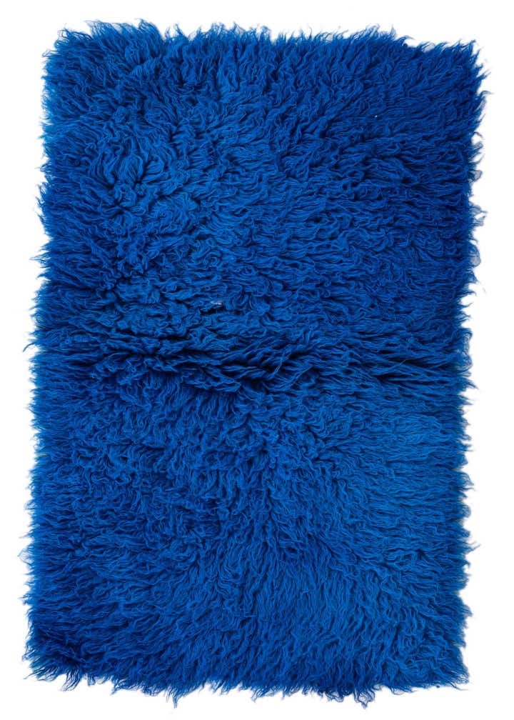 2' 2 x 3' 11 Hand Knotted Moroccan Wool Rug