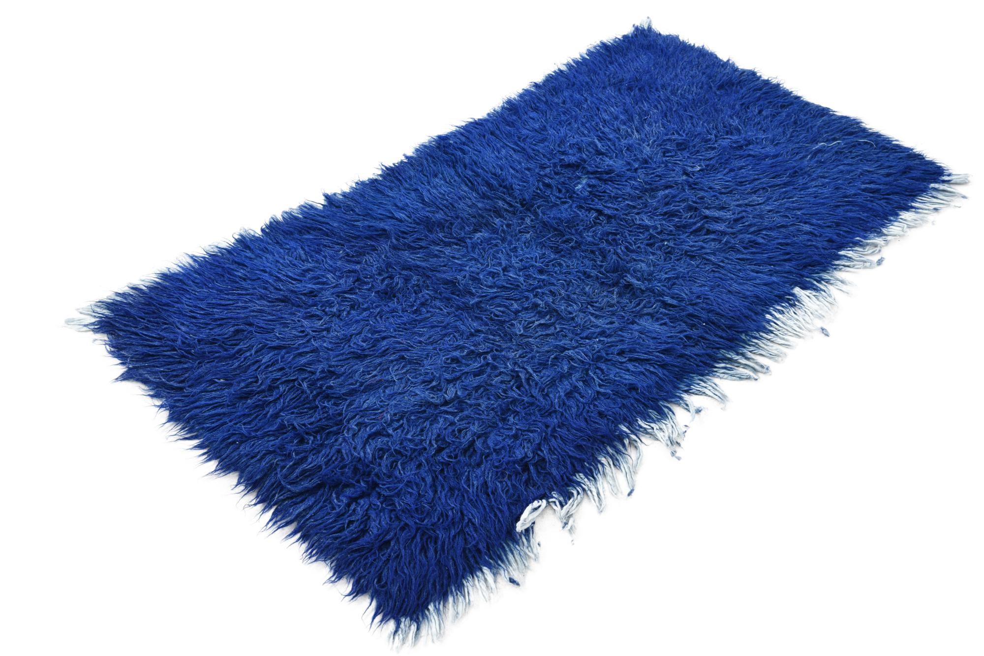 2' 4 x 4' 7 Hand Knotted Moroccan Wool Rug
