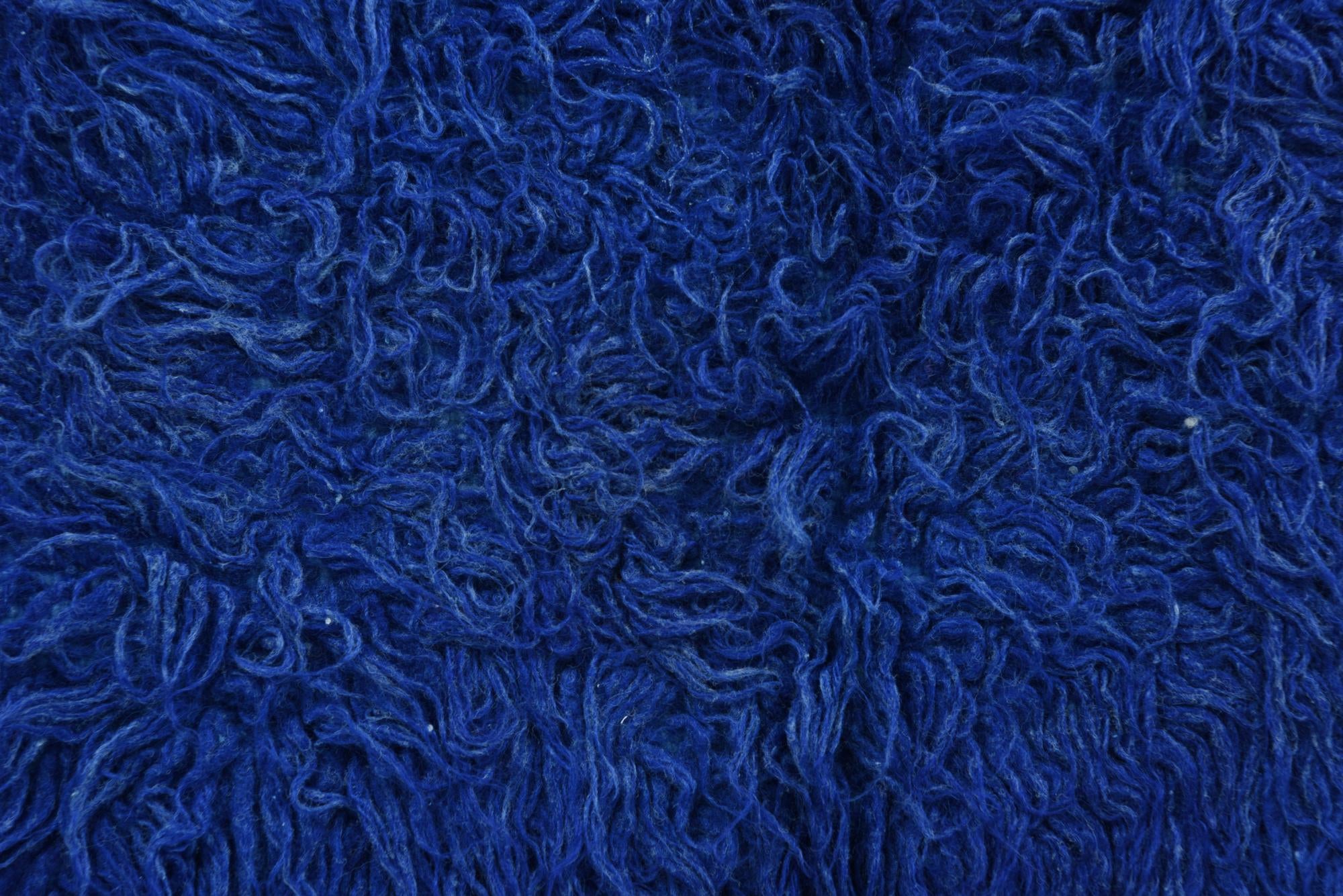 2' 4 x 4' 7 Hand Knotted Moroccan Wool Rug