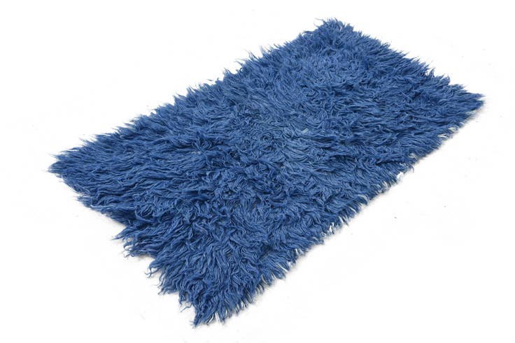 Detail image of 2' 6 x 4' 6 Hand Knotted Moroccan Wool Rug
