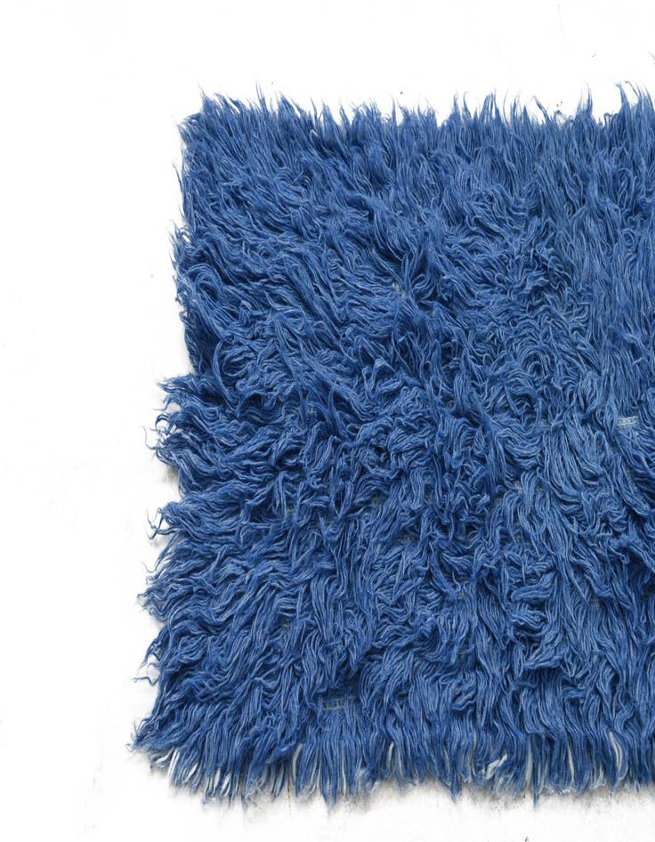 Detail image of 2' 6 x 4' 6 Hand Knotted Moroccan Wool Rug