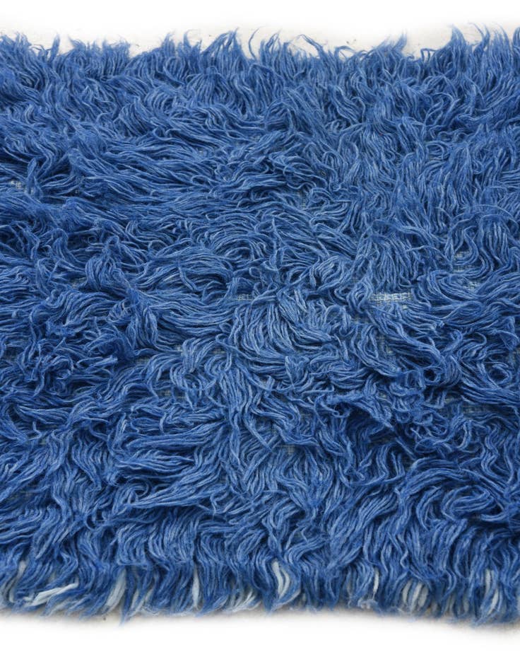 Detail image of 2' 6 x 4' 6 Hand Knotted Moroccan Wool Rug