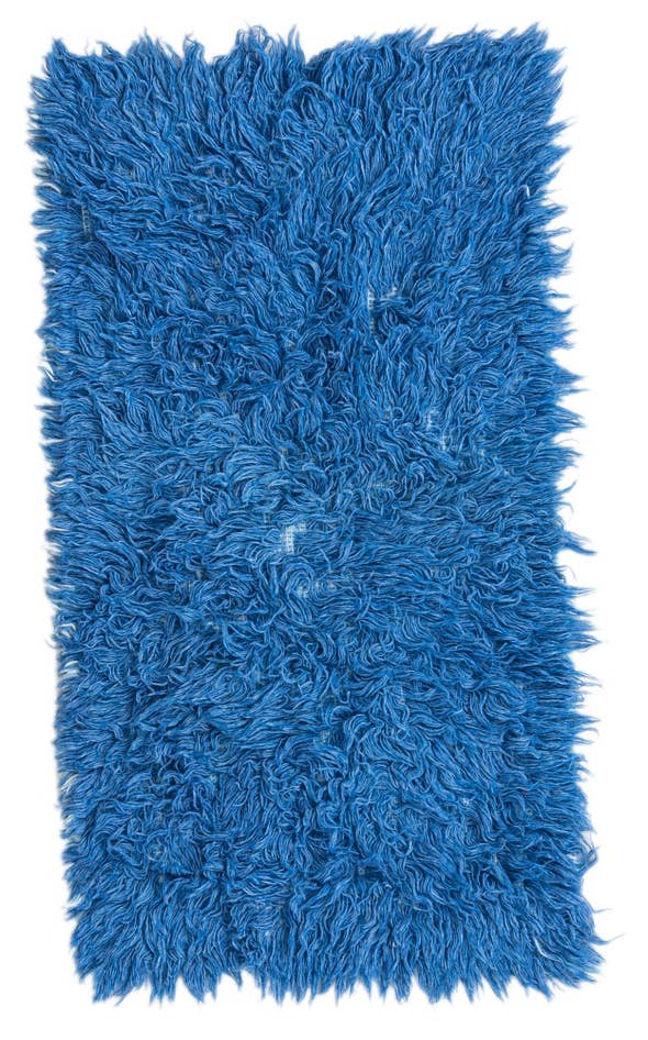Detail image of 2' 6 x 4' 6 Hand Knotted Moroccan Wool Rug