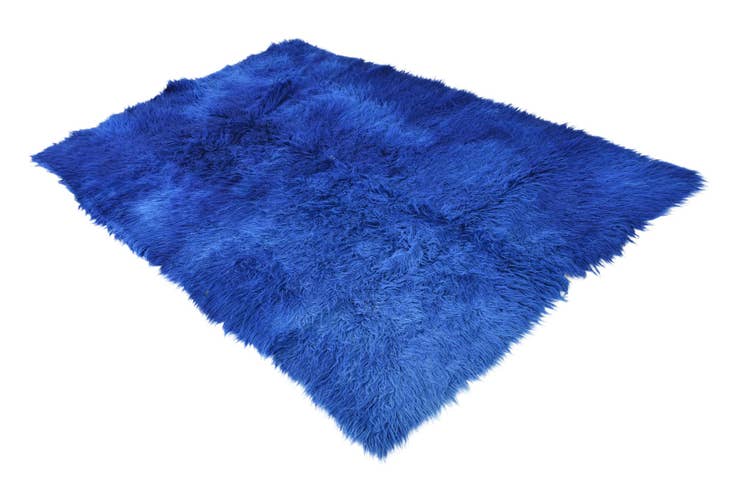 Detail image of 4' 9 x 7' Hand Knotted Moroccan Wool Rug