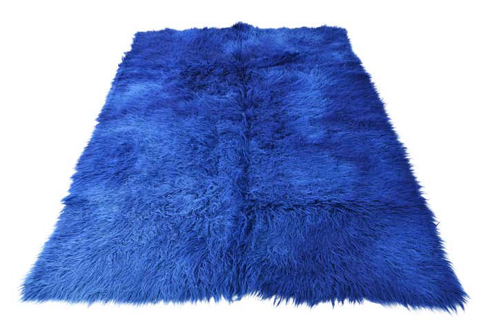 4' 9 x 7' Hand Knotted Moroccan Wool Rug