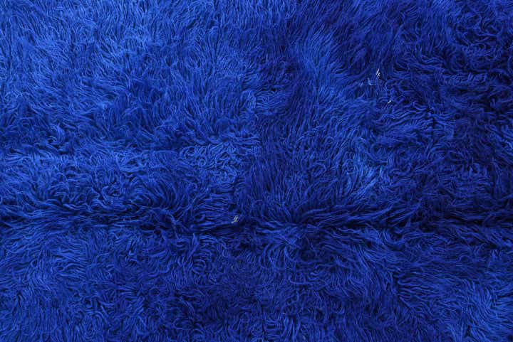 4' 9 x 7' Hand Knotted Moroccan Wool Rug