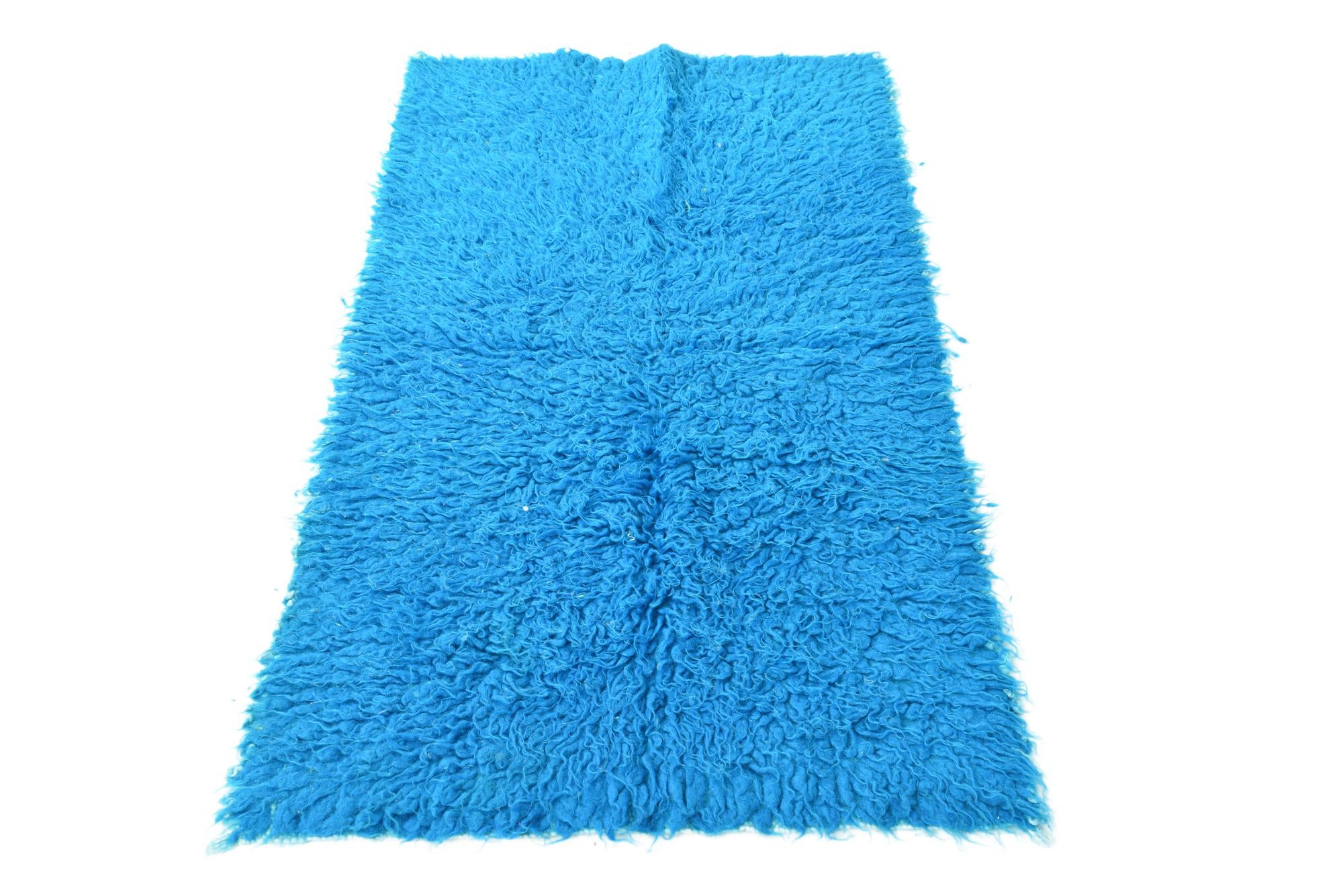 2' 5 x 4' 6 Hand Knotted Moroccan Wool Rug
