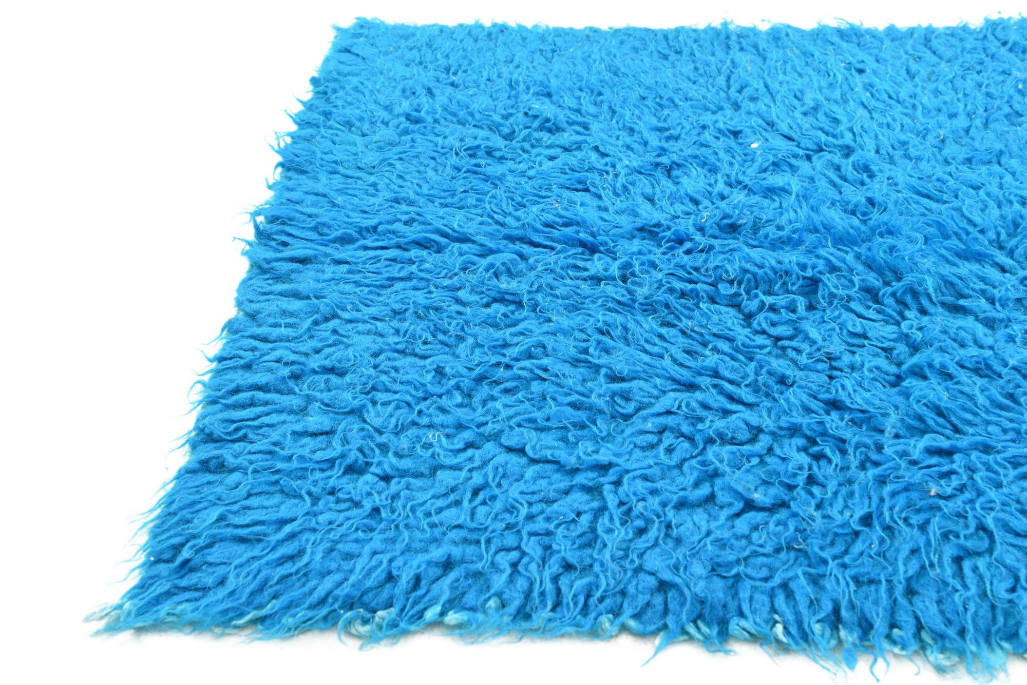 2' 5 x 4' 6 Hand Knotted Moroccan Wool Rug