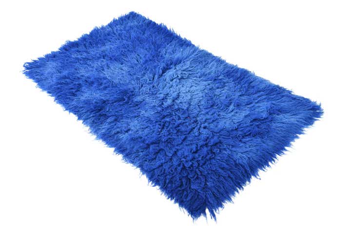 2' 4 x 4' 4 Hand Knotted Moroccan Wool Rug