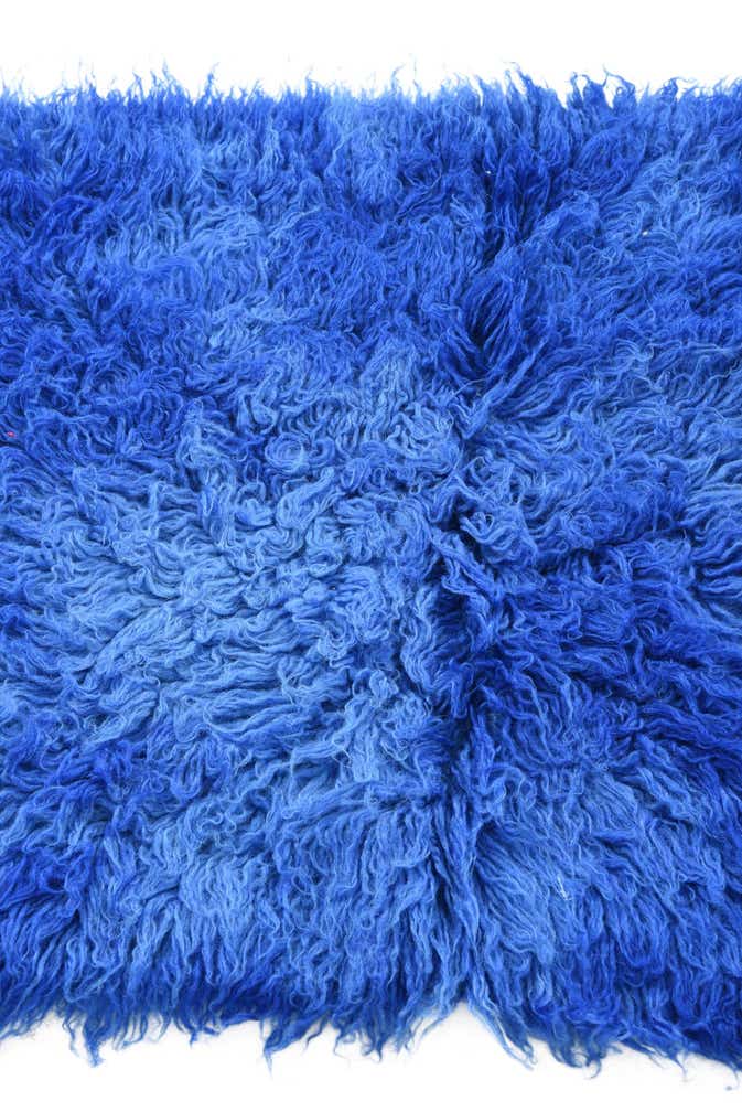 2' 4 x 4' 4 Hand Knotted Moroccan Wool Rug