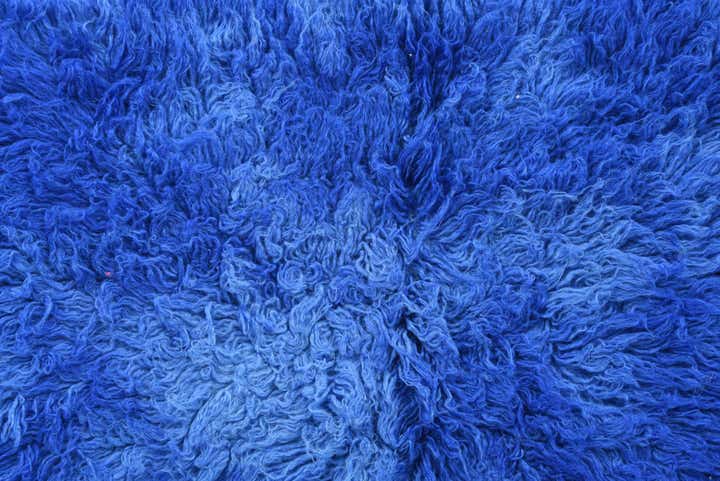 2' 4 x 4' 4 Hand Knotted Moroccan Wool Rug