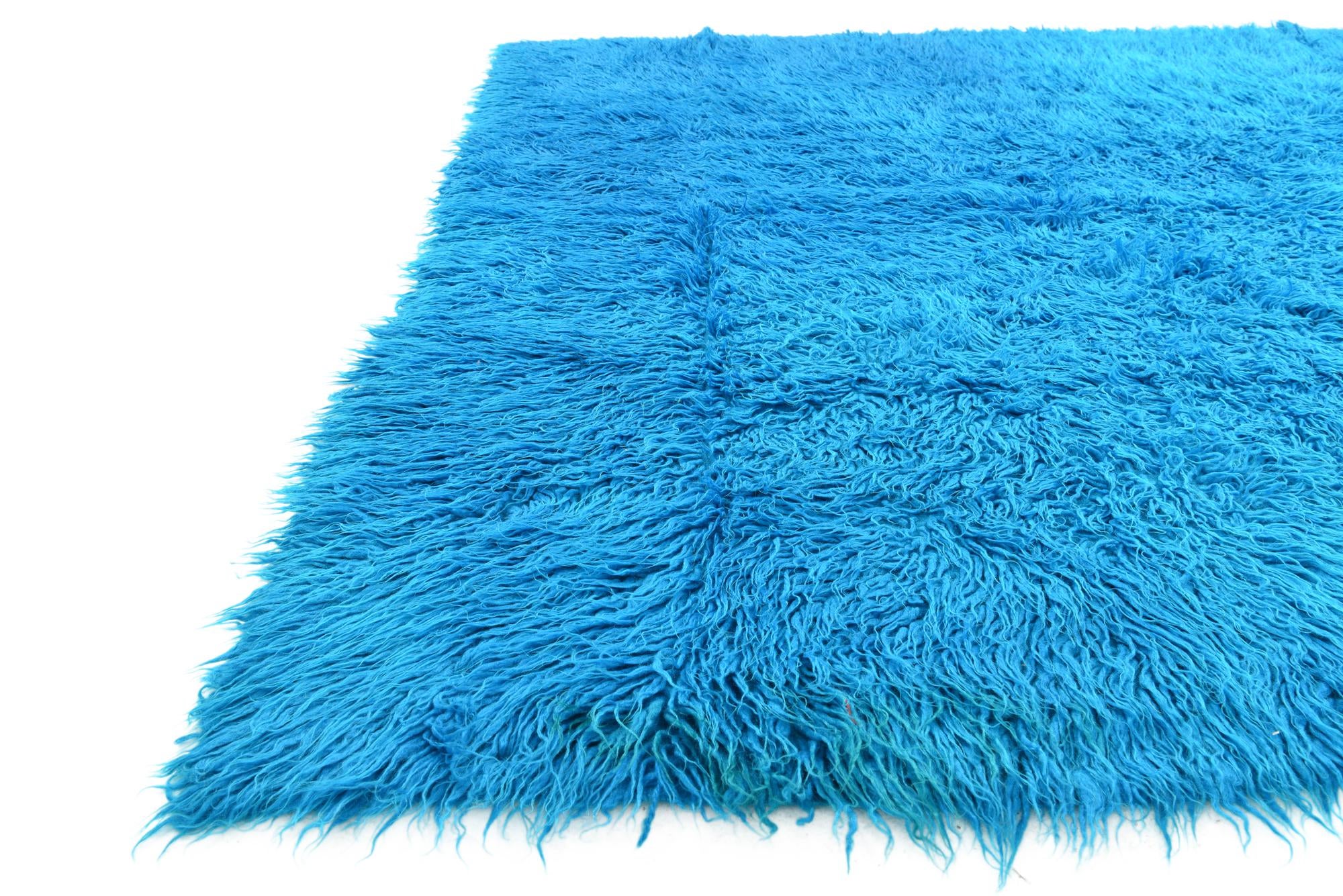 5' 7 x 6' 5 Hand Knotted Moroccan Wool Rug