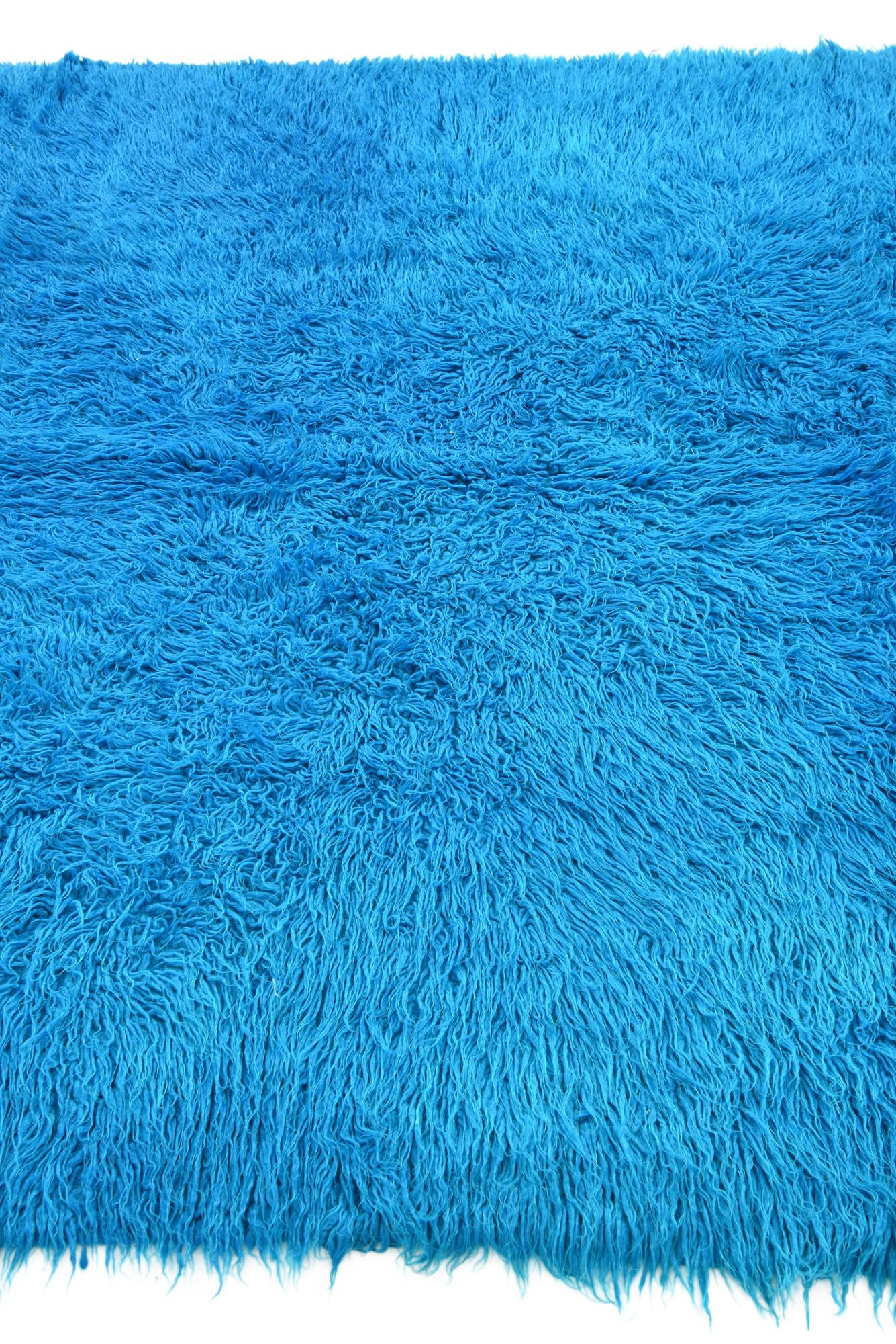 5' 7 x 6' 5 Hand Knotted Moroccan Wool Rug