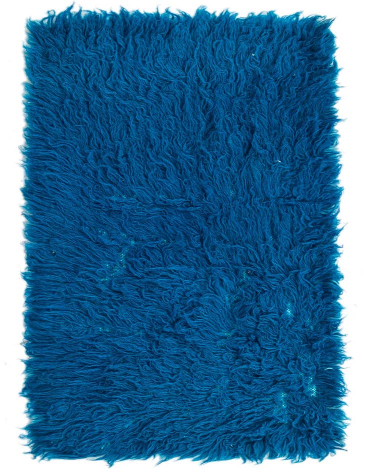 Detail image of 2' x 3' 7 Hand Knotted Moroccan Wool Rug