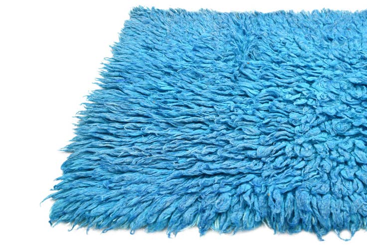 Detail image of 2' 8 x 5' Hand Knotted Moroccan Wool Rug