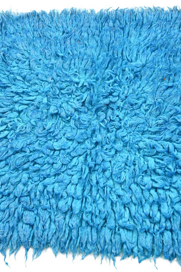 Detail image of 2' 8 x 5' Hand Knotted Moroccan Wool Rug