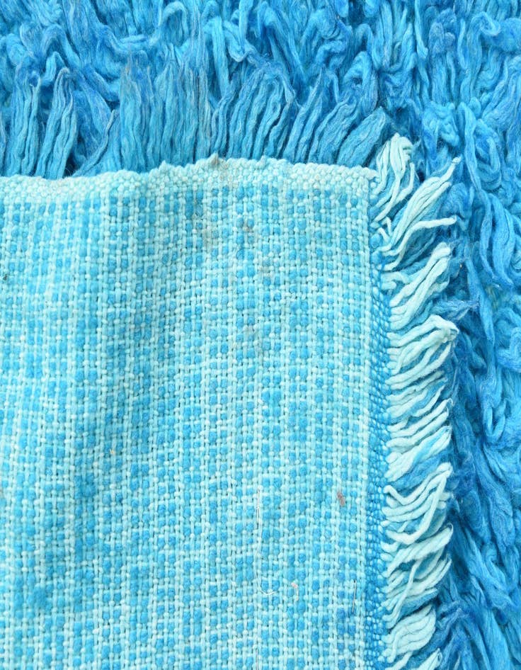 Detail image of 2' 8 x 5' Hand Knotted Moroccan Wool Rug