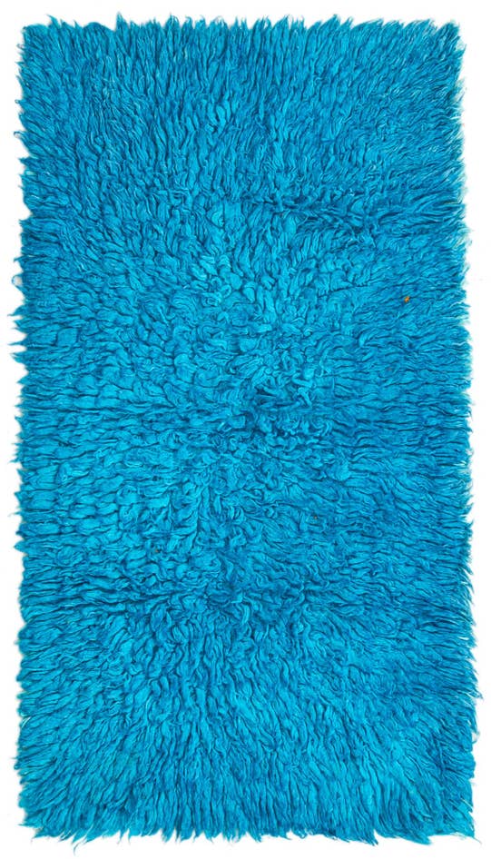 Detail image of 2' 8 x 5' Hand Knotted Moroccan Wool Rug