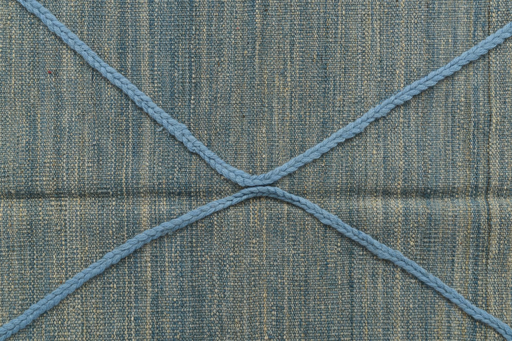 4' 6 x 6' Hand Knotted Moroccan Wool Rug