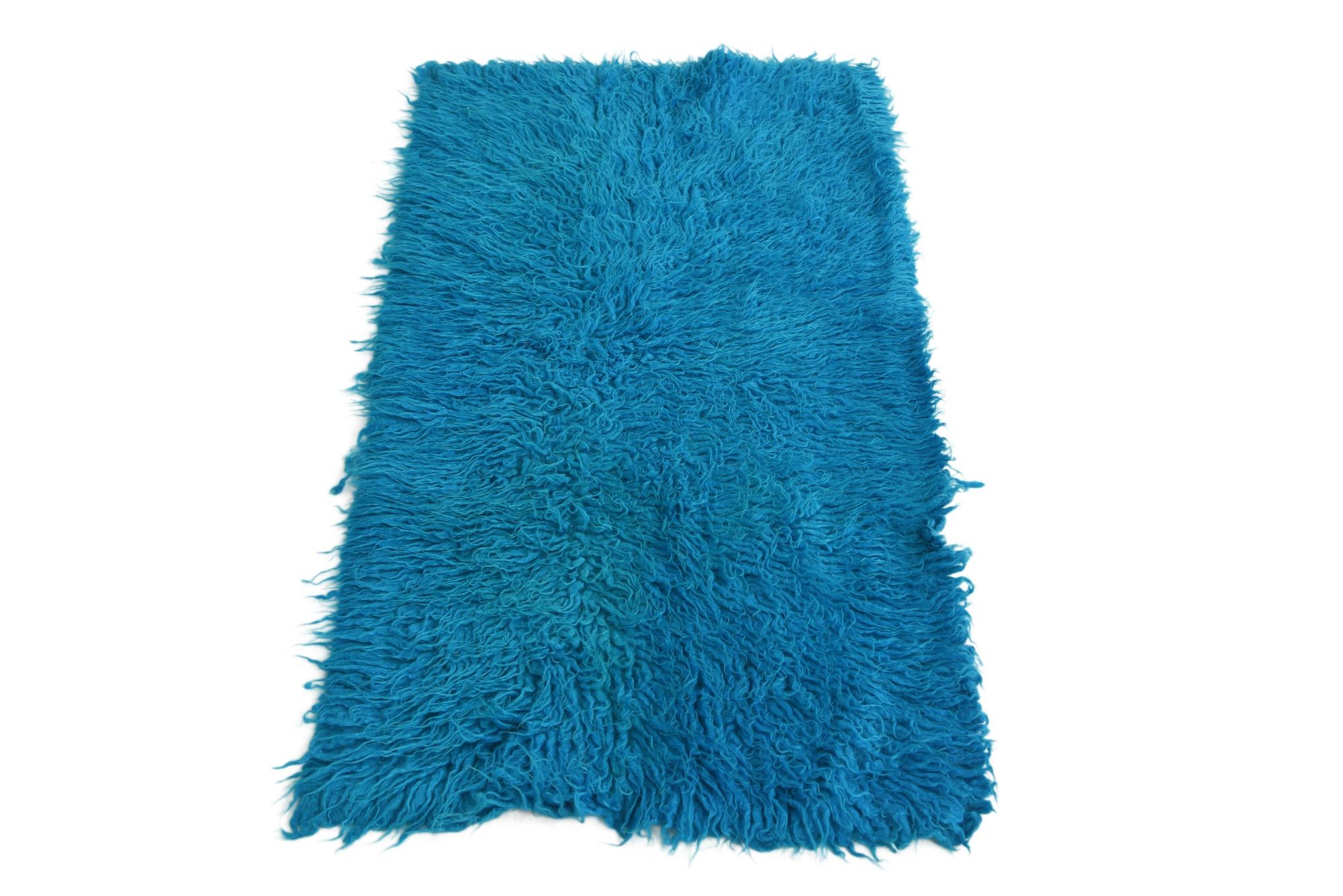 2' 1 x 3' 10 Hand Knotted Moroccan Wool Rug