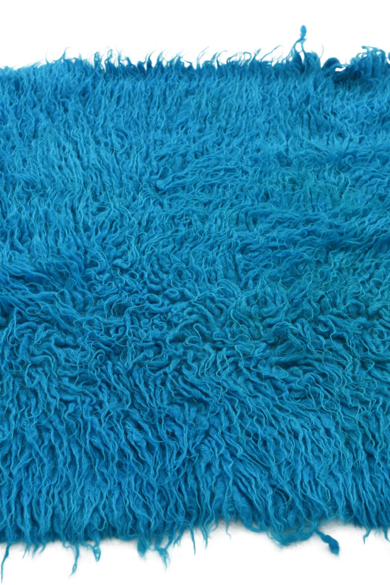 2' 1 x 3' 10 Hand Knotted Moroccan Wool Rug