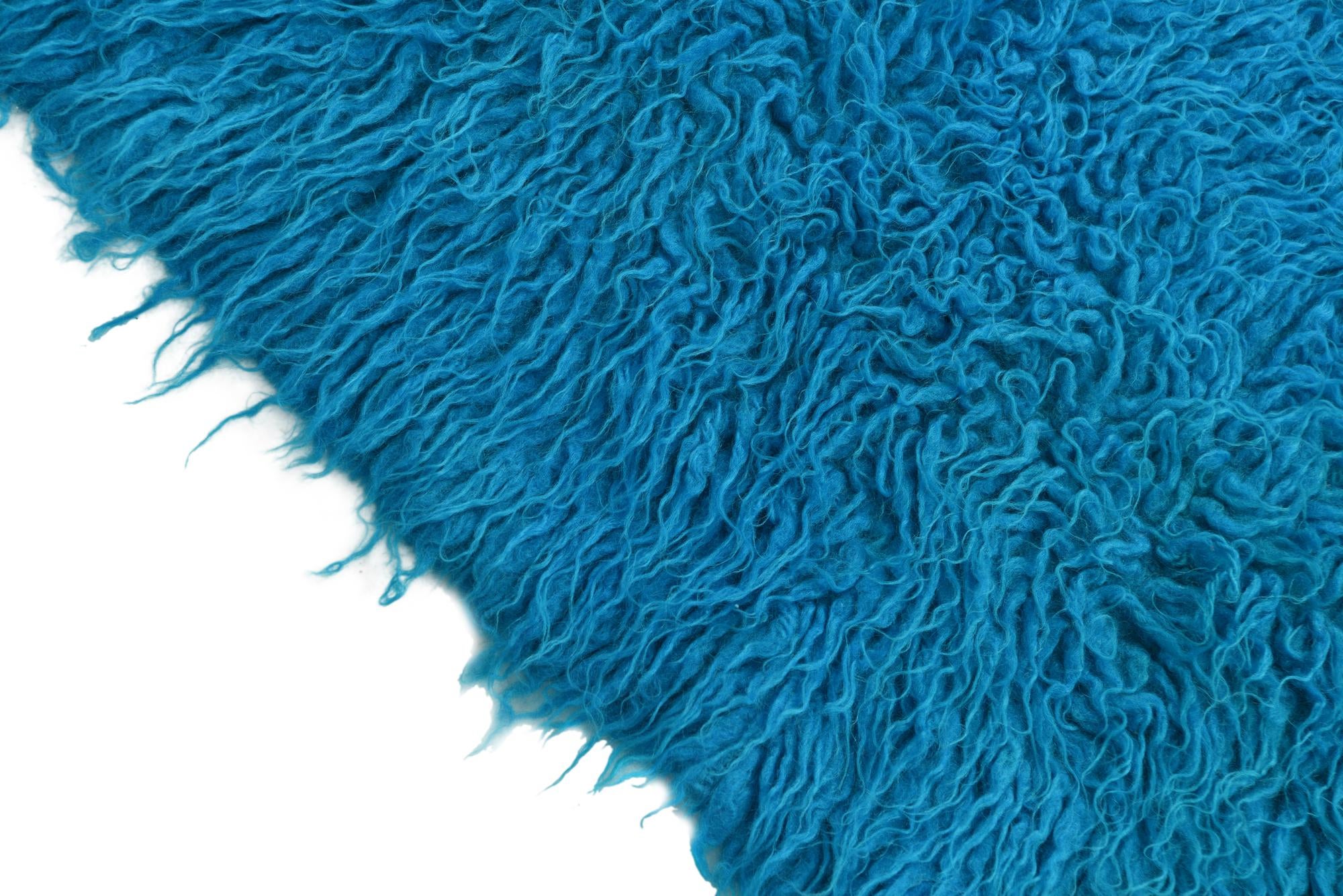 2' 1 x 3' 10 Hand Knotted Moroccan Wool Rug
