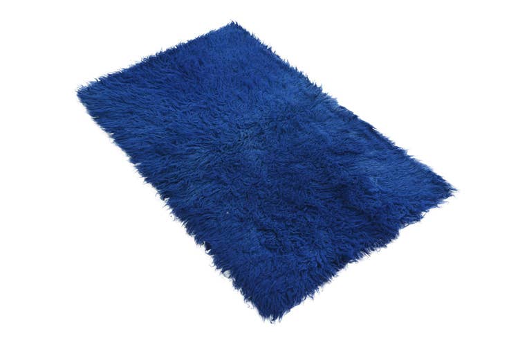 Detail image of 2' 6 x 4' Hand Knotted Moroccan Wool Rug