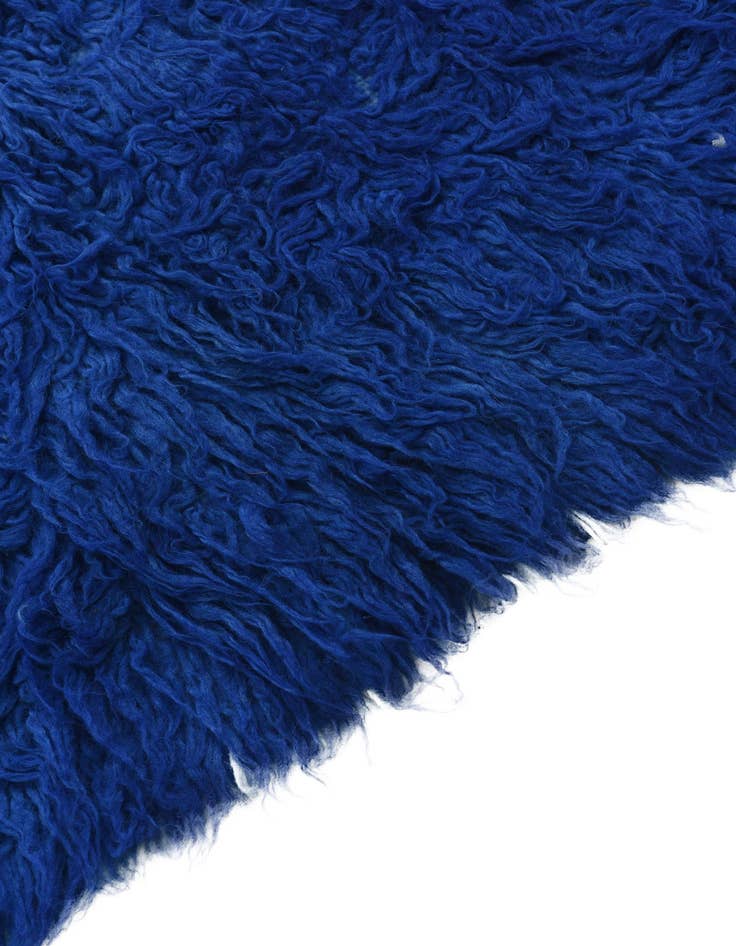 Detail image of 2' 6 x 4' Hand Knotted Moroccan Wool Rug