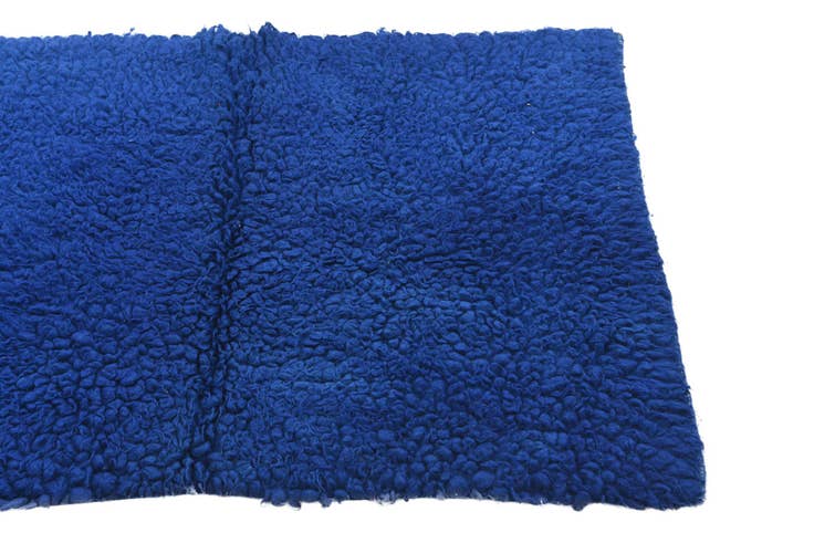 Detail image of 2' 10 x 4' 1 Hand Knotted Moroccan Wool Rug