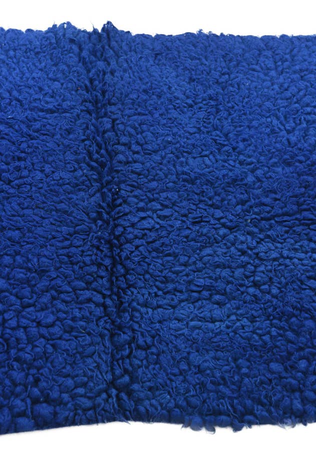 Detail image of 2' 10 x 4' 1 Hand Knotted Moroccan Wool Rug