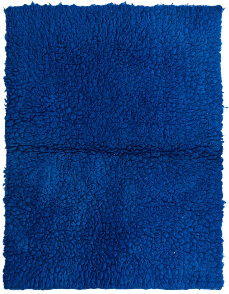 Detail image of 2' 10 x 4' 1 Hand Knotted Moroccan Wool Rug