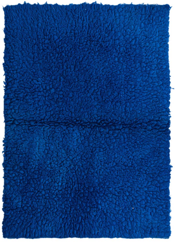 Detail image of 2' 10 x 4' 1 Hand Knotted Moroccan Wool Rug