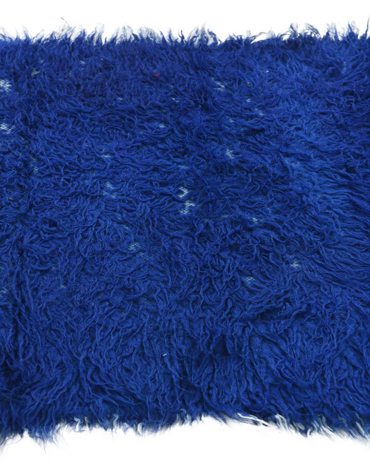 Detail image of 2' 4 x 4' 5  Hand Knotted Moroccan Wool Rug