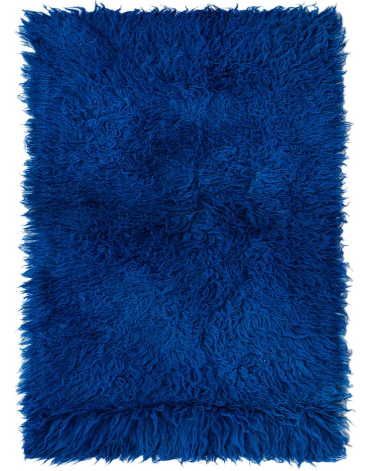 Detail image of 2' 5 x 4' 6 Hand Knotted Moroccan Wool Rug
