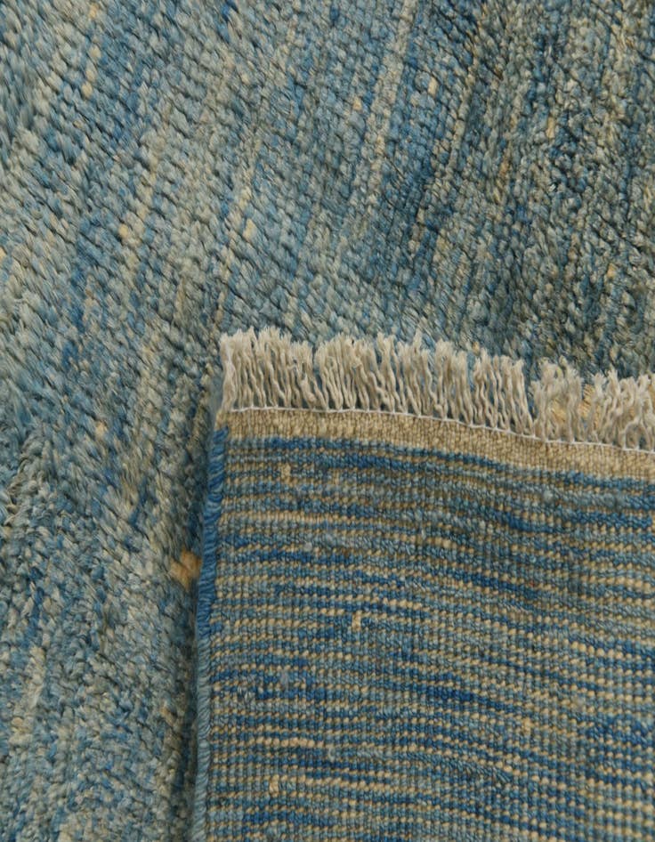 Detail image of 6' 8 x 9' 6  Hand Knotted Moroccan Wool Rug