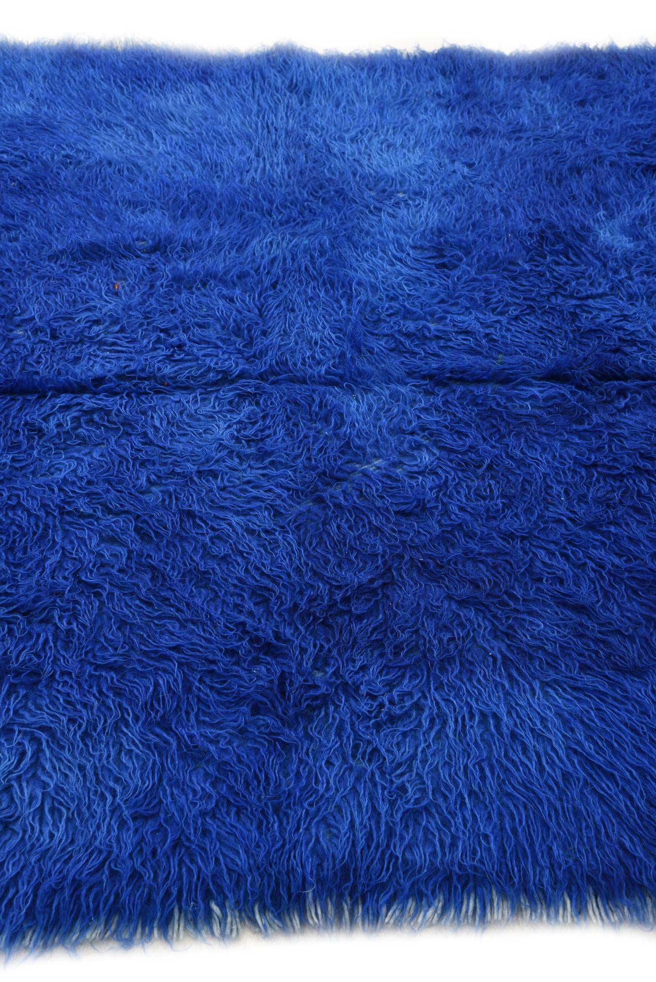 4' 8 x 6' 4 Hand Knotted Moroccan Wool Rug