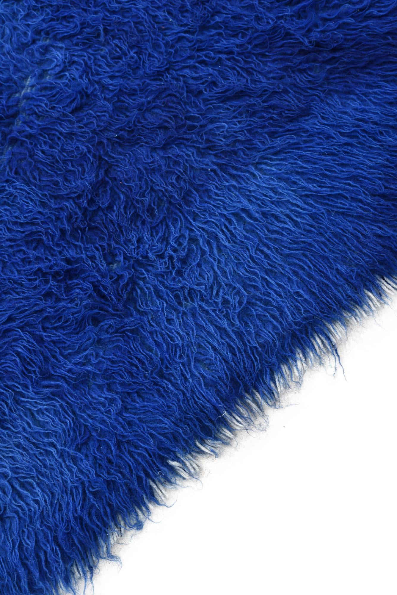 4' 8 x 6' 4 Hand Knotted Moroccan Wool Rug