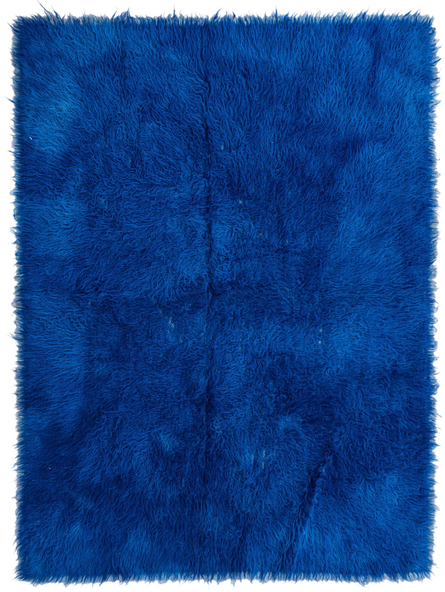 4' 8 x 6' 4 Hand Knotted Moroccan Wool Rug