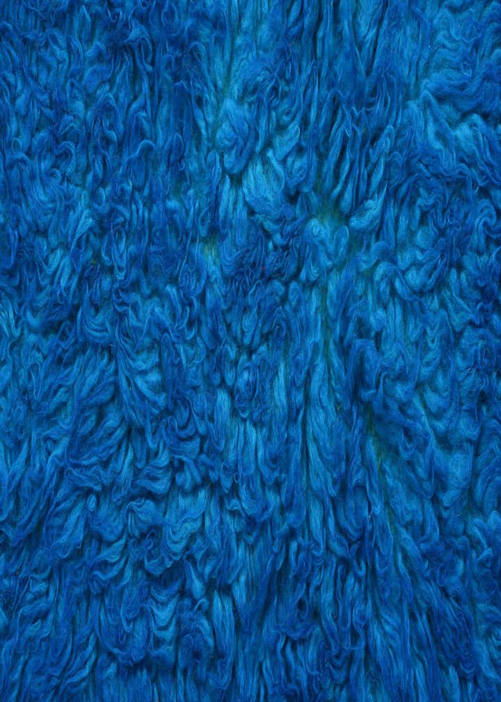 2' 3 x 4' 5 Hand Knotted Moroccan Wool Rug