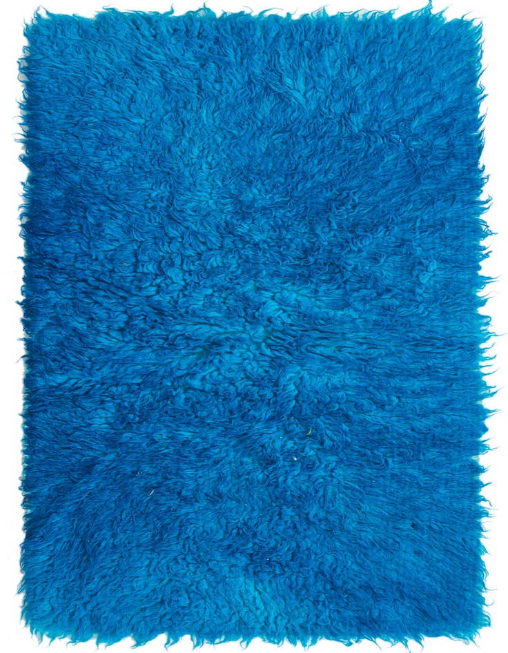 Detail image of 2' 3 x 4' 5 Hand Knotted Moroccan Wool Rug