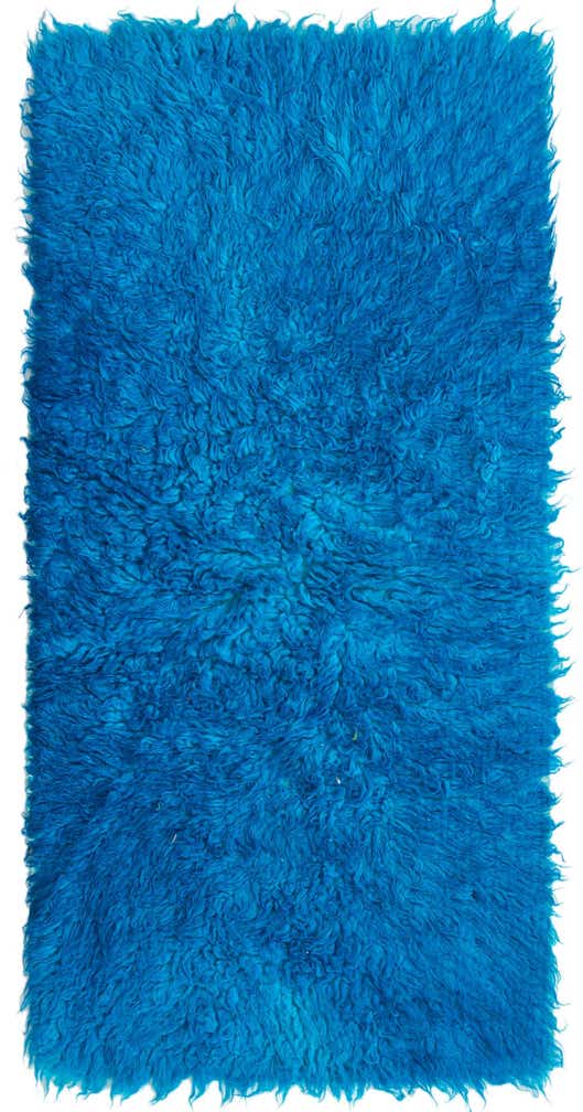 2' 3 x 4' 5 Hand Knotted Moroccan Wool Rug