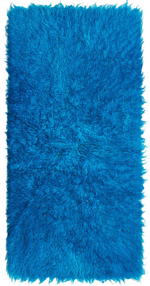 Detail image of 2' 3 x 4' 5 Hand Knotted Moroccan Wool Rug