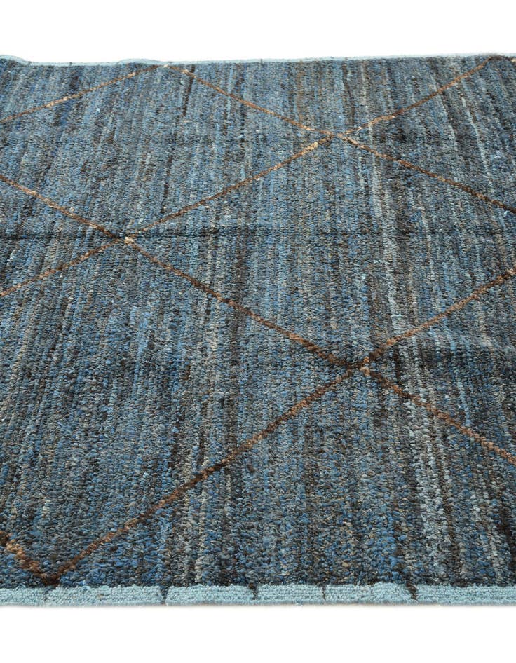 Detail image of 6' 1 x 9' 2  Hand Knotted Moroccan Wool Rug