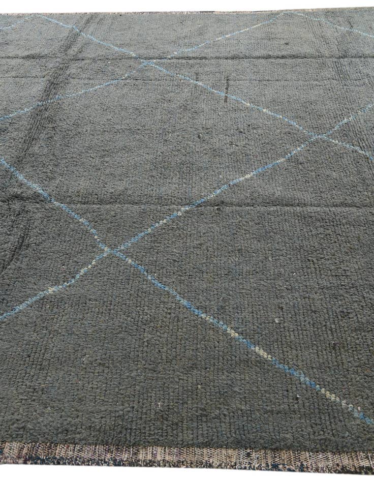 Detail image of 8' 9 x 11' 10  Hand Knotted Moroccan Wool Rug