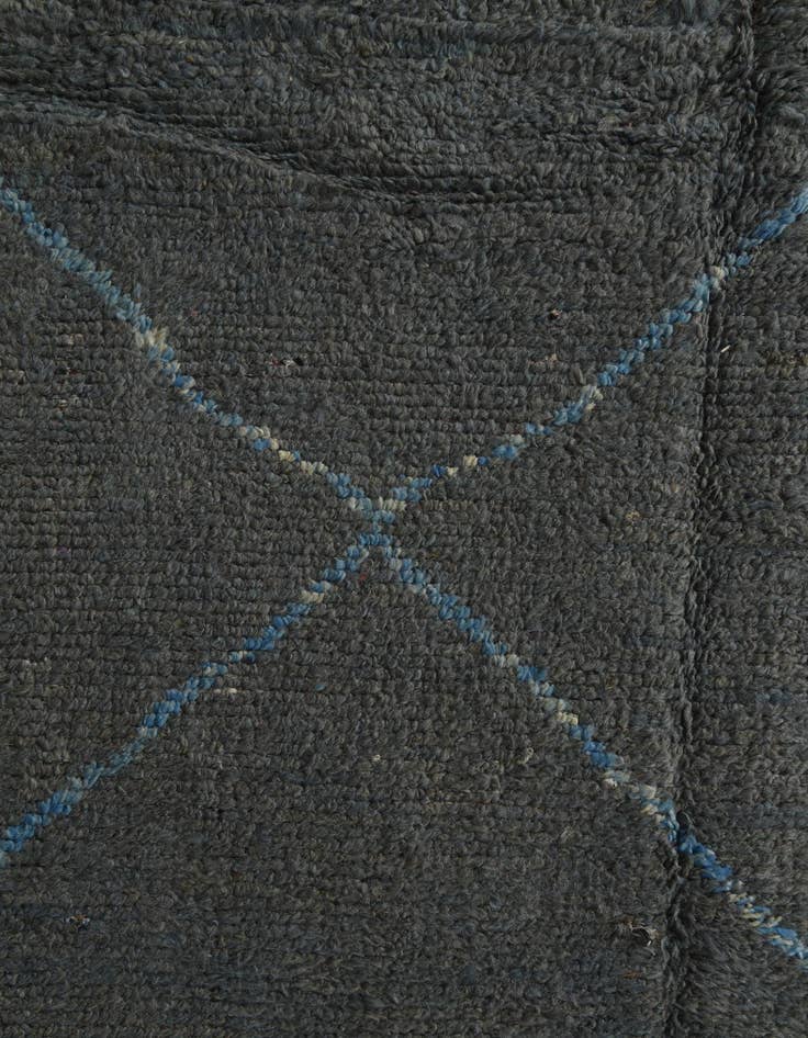 Detail image of 8' 9 x 11' 10  Hand Knotted Moroccan Wool Rug