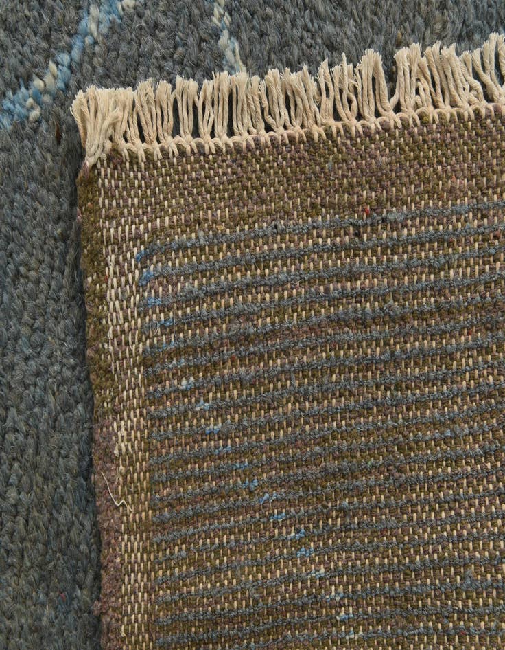 Detail image of 8' 9 x 11' 10  Hand Knotted Moroccan Wool Rug