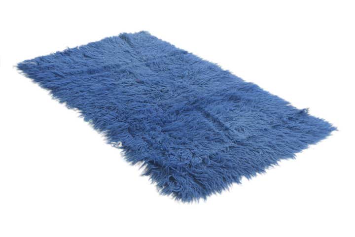 3' x 5' 2 Hand Knotted Moroccan Wool Rug