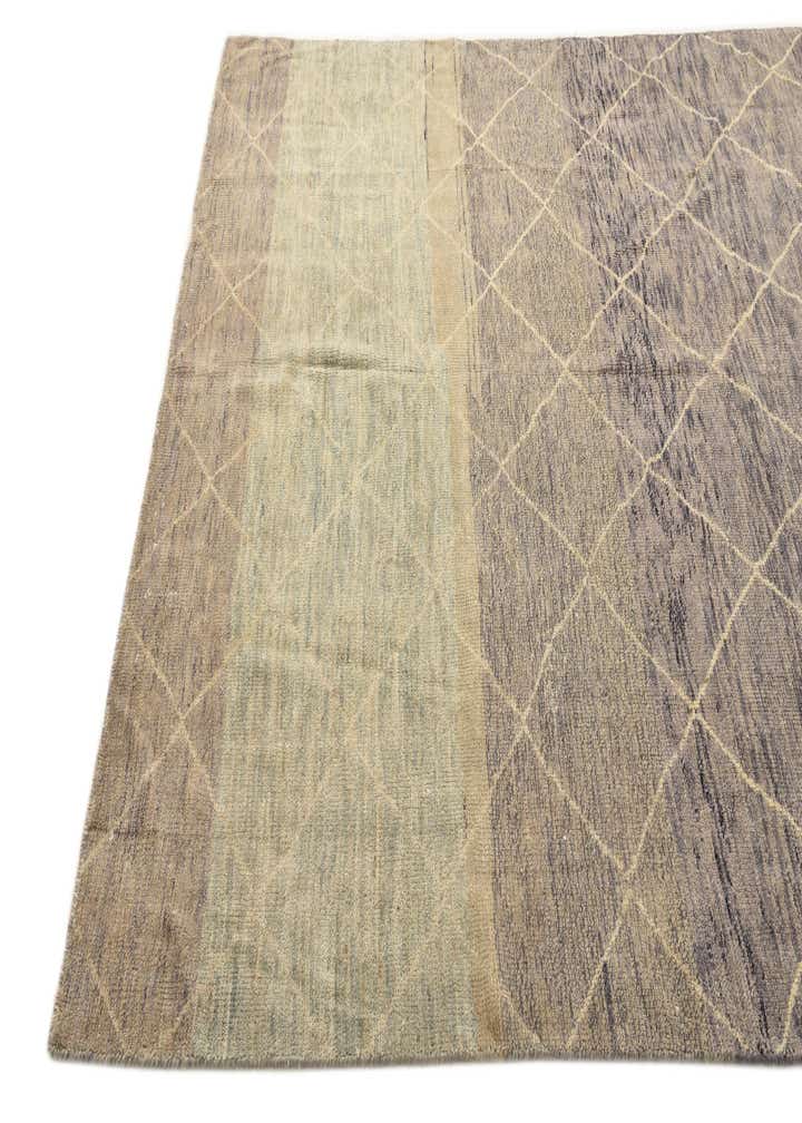 6' 6 x 10' Hand Knotted Moroccan Wool Rug